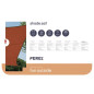 VOILE SOLAIRE - RECTANGULAIRE - 2 x 3 m - COULEUR : TERRACOTTA