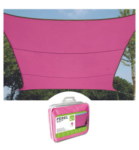 VOILE SOLAIRE - CARRÉ - 3.6 x 3.6 m - COULEUR: FUCHSIA - PRL