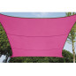 VOILE SOLAIRE - CARRÉ - 3.6 x 3.6 m - COULEUR: FUCHSIA
