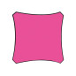 VOILE SOLAIRE - CARRÉ - 3.6 x 3.6 m - COULEUR: FUCHSIA