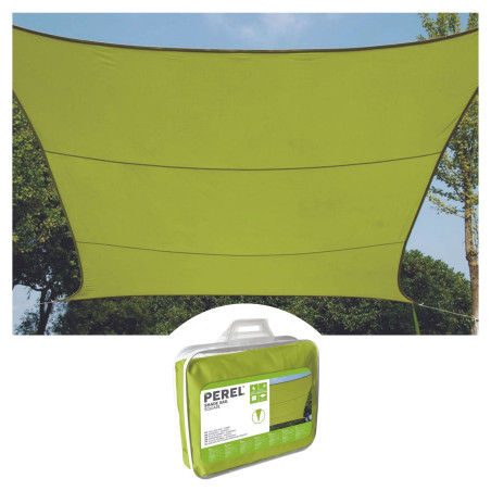 VOILE SOLAIRE - CARRÉ - 3.6 x 3.6 m - COULEUR: VERT LIME - PRL
