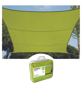 VOILE SOLAIRE - CARRÉ - 3.6 x 3.6 m - COULEUR: VERT LIME - PRL