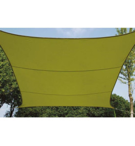 VOILE SOLAIRE - CARRÉ - 3.6 x 3.6 m - COULEUR: VERT LIME - PRL