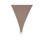 VOILE SOLAIRE - CARRÉ - 3.6 x 3.6 m - COULEUR: GRIS TAUPE