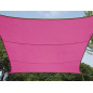 VOILE SOLAIRE - RECTANGULAIRE - 4 x 3 m - COULEUR: FUCHSIA