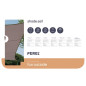 VOILE SOLAIRE - RECTANGULAIRE - 4 x 3 m - COULEUR: GRIS TAUPE