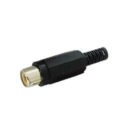FICHE RCA FEMELLE - NOIR - Velleman
