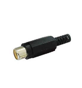 FICHE RCA FEMELLE - NOIR - Velleman
