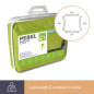 VOILE SOLAIRE - CARRÉ - 5 x 5 m - COULEUR: VERT LIME