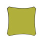 VOILE SOLAIRE - CARRÉ - 5 x 5 m - COULEUR: VERT LIME