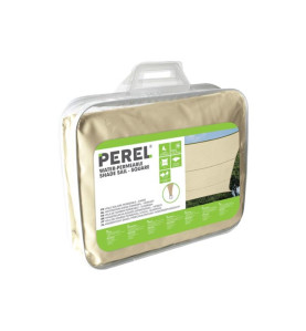 VOILE SOLAIRE PERMÉABLE - CARRÉ - 5 x 5 m - COULEUR : CHAMPAGNE - PRL