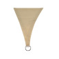 VOILE SOLAIRE PERMÉABLE - CARRÉ - 5 x 5 m - COULEUR : CHAMPAGNE VOILE SOLAIRE PERMÉABLE - CARRÉ - 5 x 5 m - COULEUR : CHAMPAGNE