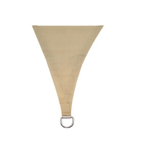 VOILE SOLAIRE PERMÉABLE - CARRÉ - 5 x 5 m - COULEUR : CHAMPAGNE - PRL