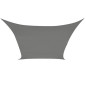 VOILE SOLAIRE PERMÉABLE - CARRÉ - 5 x 5 m - COULEUR: ANTHRACITE