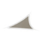 VOILE SOLAIRE AVEC CONTOUR LED - TRIANGULAIRE - 3.6 x 3.6 x 3.6 m - TAUPE