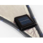 VOILE SOLAIRE AVEC CONTOUR LED - TRIANGULAIRE - 3.6 x 3.6 x 3.6 m - TAUPE