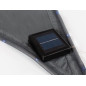 VOILE SOLAIRE AVEC CONTOUR LED - TRIANGULAIRE - 3.6 x 3.6 x 3.6 m - ANTHRACITE