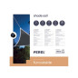 VOILE SOLAIRE AVEC CONTOUR LED - TRIANGULAIRE - 3.6 x 3.6 x 3.6 m - ANTHRACITE