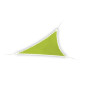 VOILE SOLAIRE AVEC CONTOUR LED - TRIANGULAIRE - 3.6 x 3.6 x 3.6 m - CITRON VERT