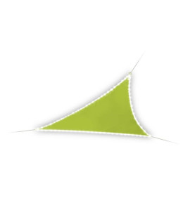 VOILE SOLAIRE AVEC CONTOUR LED - TRIANGULAIRE - 3.6 x 3.6 x 3.6 m - CI