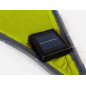VOILE SOLAIRE AVEC CONTOUR LED - TRIANGULAIRE - 3.6 x 3.6 x 3.6 m - CITRON VERT