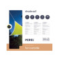 VOILE SOLAIRE AVEC CONTOUR LED - TRIANGULAIRE - 3.6 x 3.6 x 3.6 m - CITRON VERT