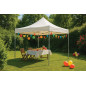 TONNELLE PROFESSIONNELLE - BLANC - 3 x 3 m TONNELLE PROFESSIONNELLE - BLANC - 3 x 3 m