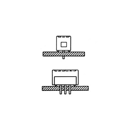 INTERRUPTEUR MINIATURE A GLISSIERE POUR CI 1P ON-ON 0.2"