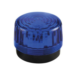 FLASH STROBOSCOPIQUE À LED - BLEU - 12 VCC - ø 100 mm - Velleman