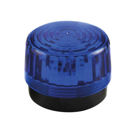 FLASH STROBOSCOPIQUE À LED - BLEU - 12 VCC - ø 100 mm - Velleman