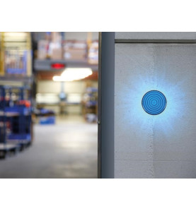 FLASH STROBOSCOPIQUE À LED - BLEU - 12 VCC - ø 100 mm - Velleman