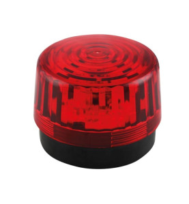 FLASH STROBOSCOPIQUE À LED - ROUGE - 12 VCC - ø 100 mm - Velleman