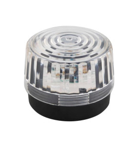FLASH STROBOSCOPIQUE À LED - TRANSPARENT - 12 VCC - ø 100 mm - Vellema