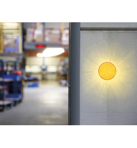 FLASH STROBOSCOPIQUE À LED - AMBRE - 12 VCC - ø 77 mm - Velleman