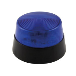 FLASH STROBOSCOPIQUE À LED - BLEU - 12 VCC - ø 77 mm - Velleman