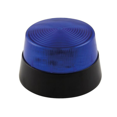 FLASH STROBOSCOPIQUE À LED - BLEU - 12 VCC - ø 77 mm - Velleman