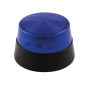 FLASH STROBOSCOPIQUE À LED - BLEU - 12 VCC - ø 77 mm