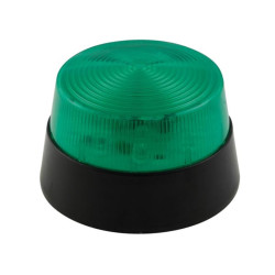 FLASH STROBOSCOPIQUE À LED - VERT - 12 VCC - ø 77 mm - Velleman