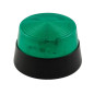 FLASH STROBOSCOPIQUE À LED - VERT - 12 VCC - ø 77 mm