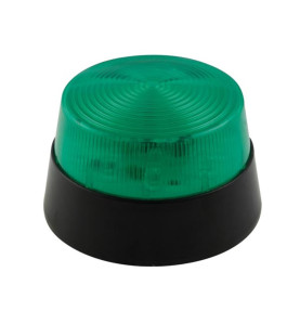 FLASH STROBOSCOPIQUE À LED - VERT - 12 VCC - ø 77 mm - Velleman