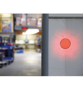 FLASH STROBOSCOPIQUE À LED - ROUGE - 12 VCC - ø 77 mm - Velleman