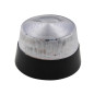 FLASH STROBOSCOPIQUE À LED - TRANSPARENT - 12 VCC - ø 77 mm FLASH STROBOSCOPIQUE À LED - TRANSPARENT - 12 VCC - ø 77 mm