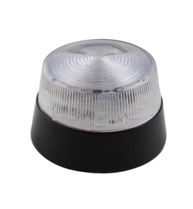 FLASH STROBOSCOPIQUE À LED - TRANSPARENT - 12 VCC - ø 77 mm - Velleman