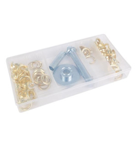 Assortiment d'œillets pour bâches, 130 pièces - PRL