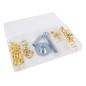 Assortiment d'œillets pour bâches, 130 pièces