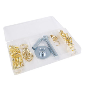 Assortiment d'œillets pour bâches, 130 pièces - PRL