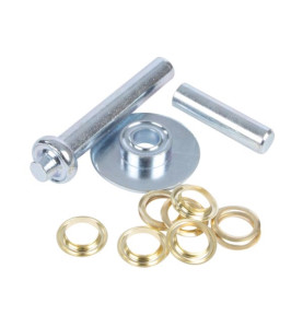 Assortiment d'œillets pour bâches, 130 pièces - PRL