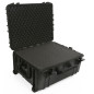 MALLETTE RIGIDE TROLLY - 604 x 473 x 283 mm - AVEC MOUSSE - 80 L
