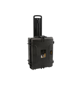 MALLETTE RIGIDE TROLLY - 604 x 473 x 283 mm - AVEC MOUSSE - 80 L - PRL