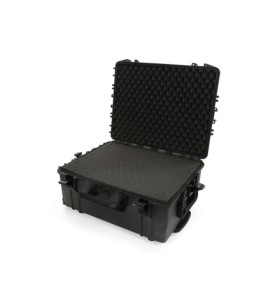 MALLETTE RIGIDE TROLLY - 604 x 473 x 283 mm - AVEC MOUSSE - 80 L - PRL